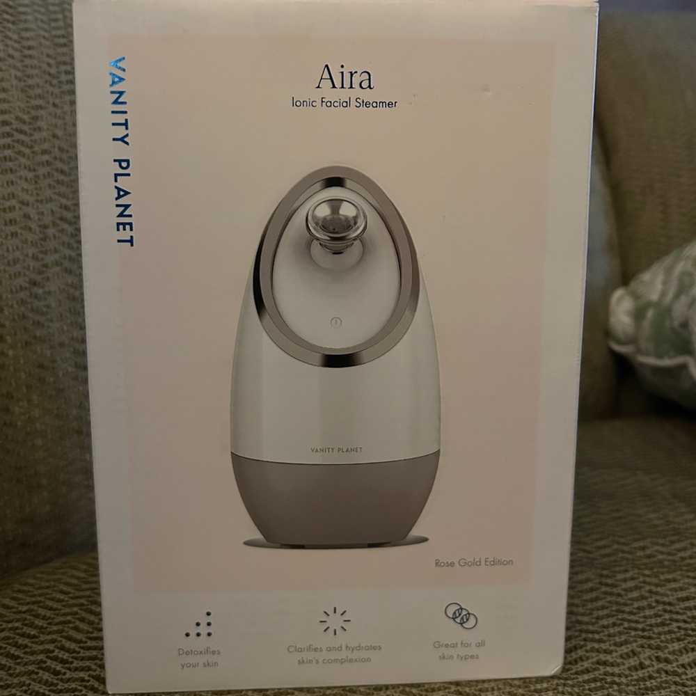 Vanity Planet Aira Ionic Facial Steamer - Rose Gold